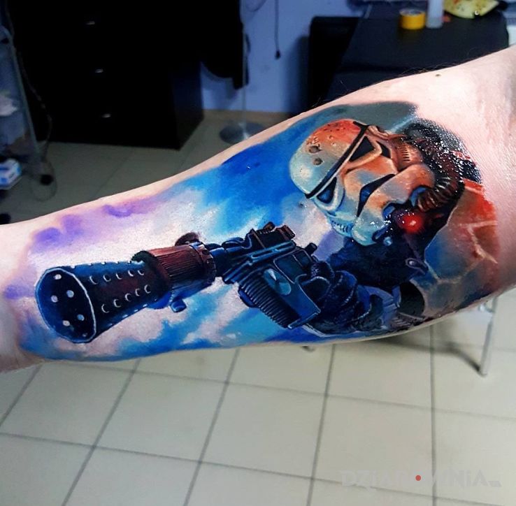 Tatuaż szturmowiec - postacie