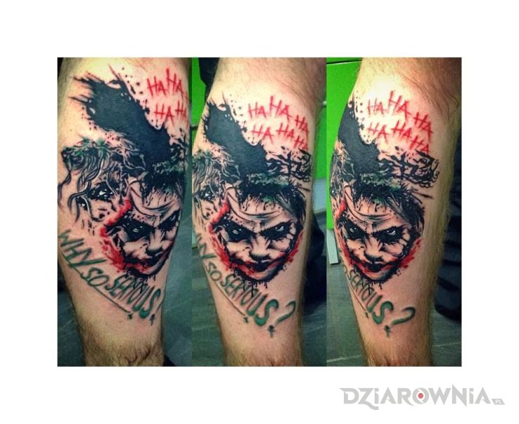 Tatuaż joker - postacie