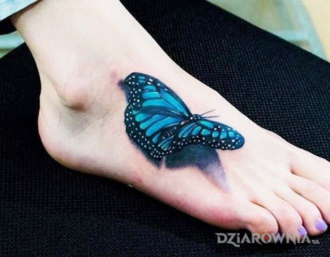 Tatuaż motyl - 3D