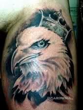 Tatuaż orzeł - patriotyczne
