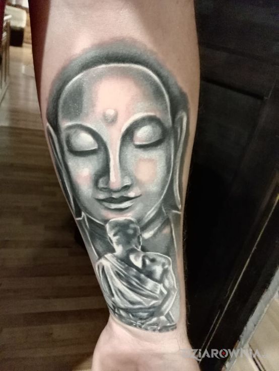 Tatuaż samuraj i budda - postacie