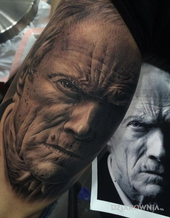 Tatuaż clint eastwood - 3D