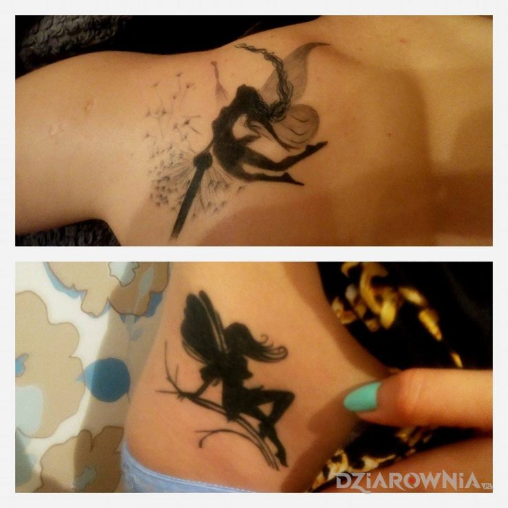 Tatuaż wróżki  - postacie