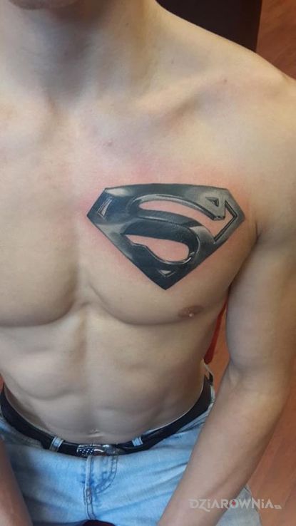 Tatuaż superman - 3D