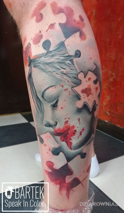 Tatuaż kobieta - twarze