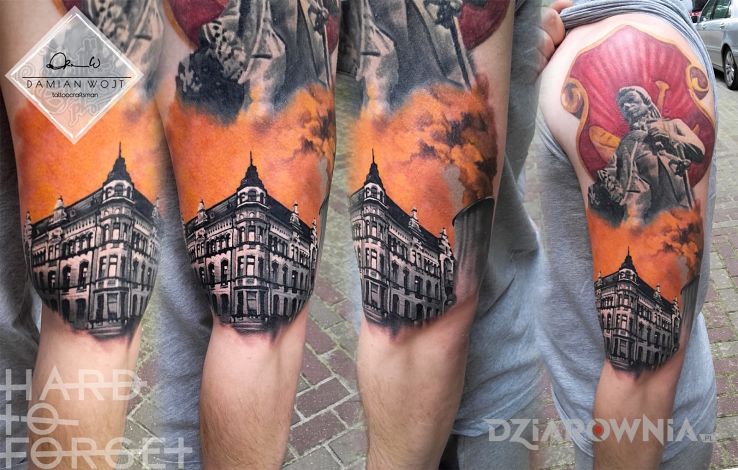 Tatuaż łódź 1 - 3D