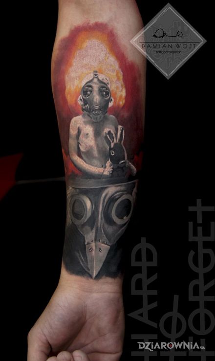 Tatuaż postapo - realistyczne