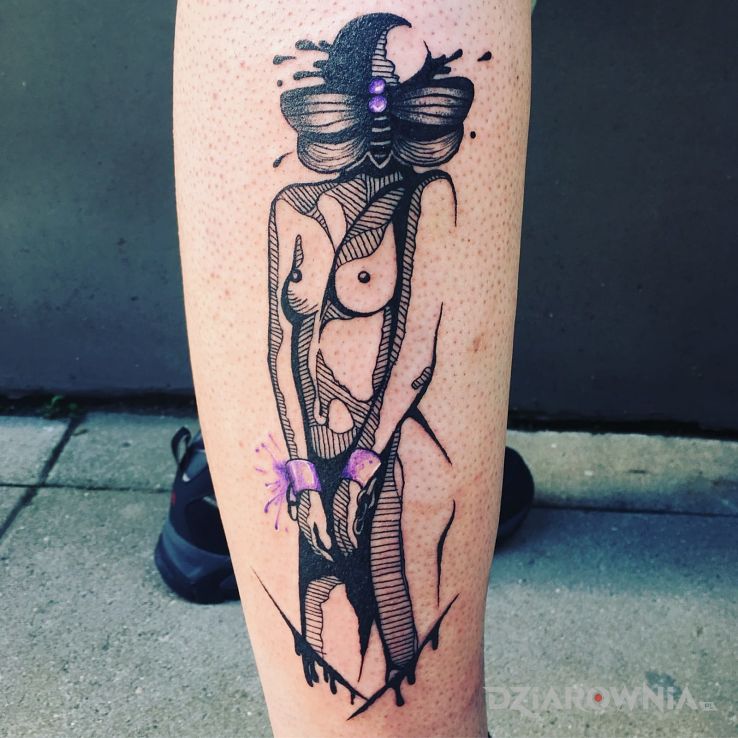 Tatuaż kobieta 1 - seksowne