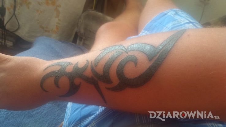 Tatuaż dziara - tribale