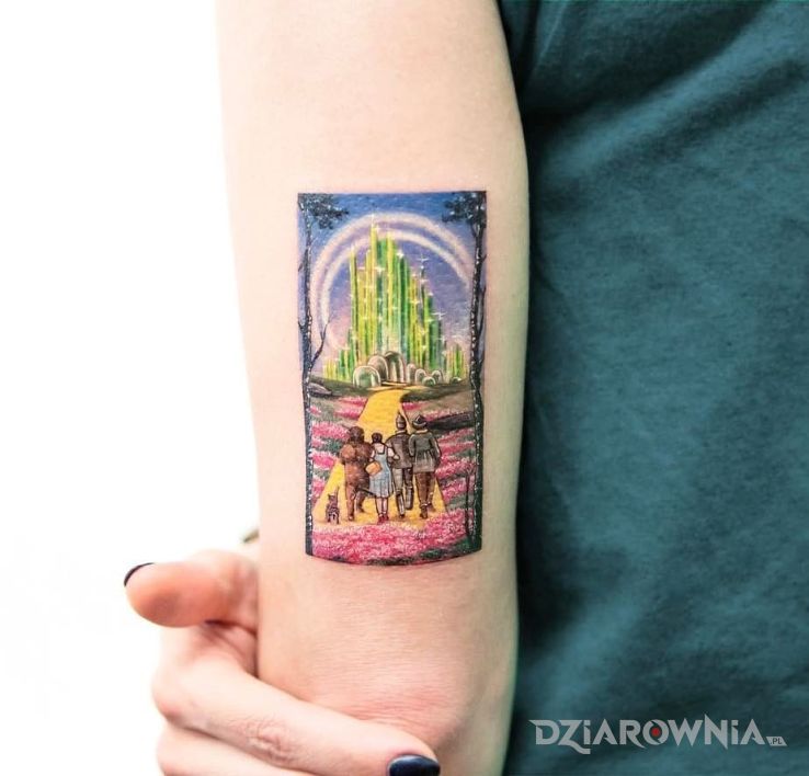 Tatuaż kraina oz - postacie