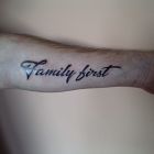 Family first