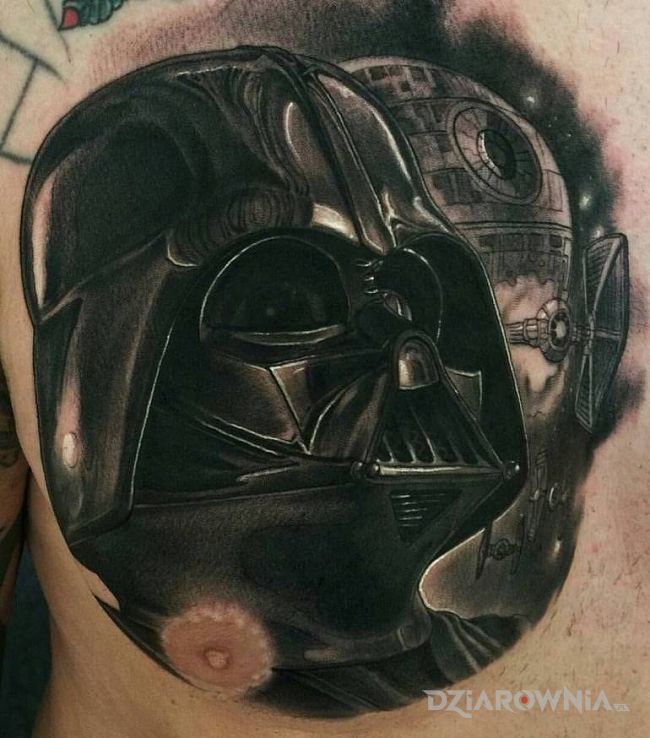 Tatuaż darth vader - postacie