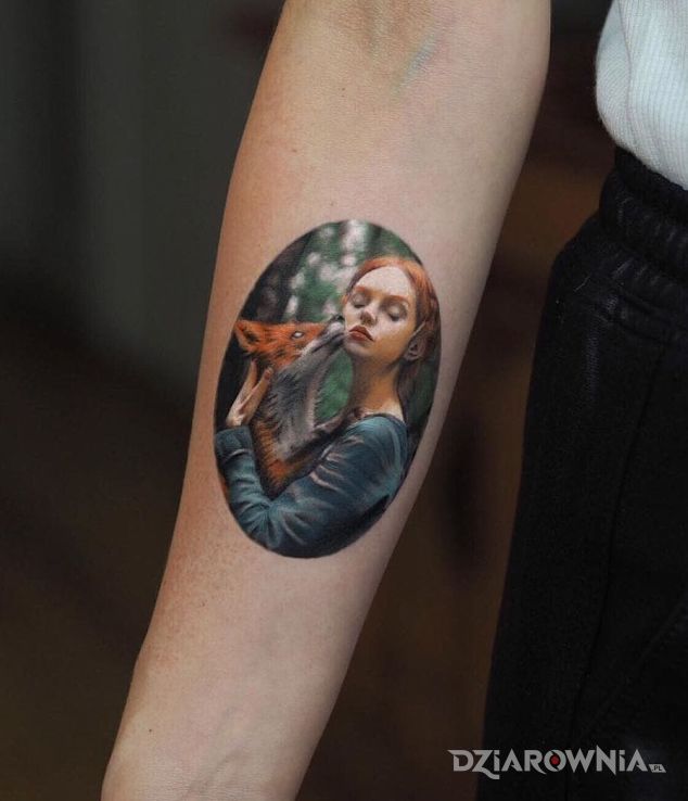 Tatuaż lisica - zwierzęta