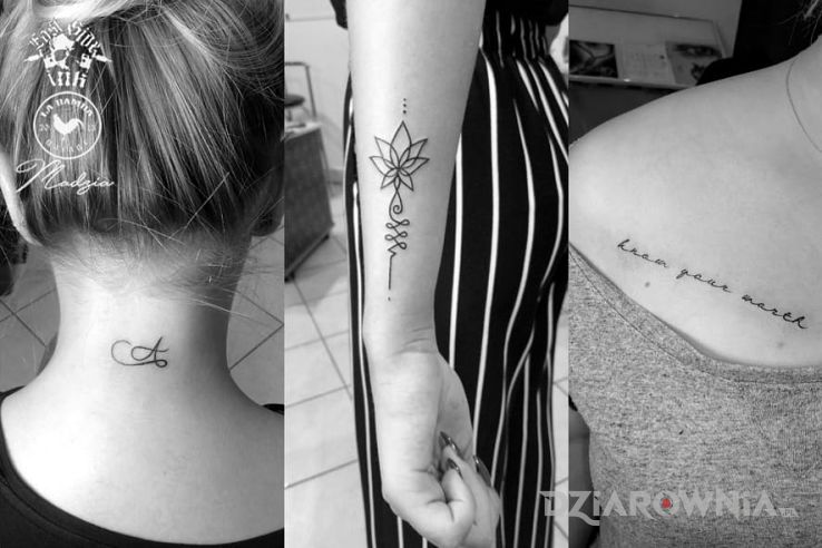 Tatuaż maleństwa - napisy
