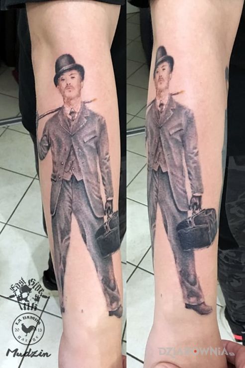 Tatuaż watson scherlock holmes - postacie