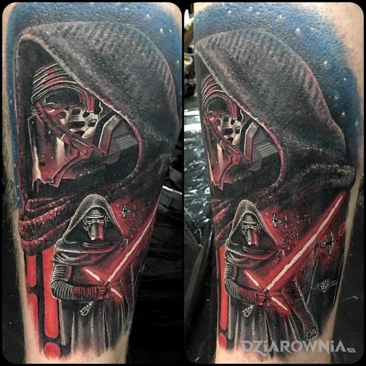 Tatuaż kylo ren - postacie