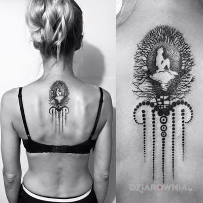 Tatuaż dla dziewczyny - postacie