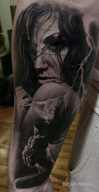 Tatuaż ponetna niewiasta - twarze