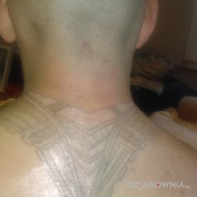 Jeszcze góre trzeba wydźarać i bedzie skończony, śiwy i biały kolor