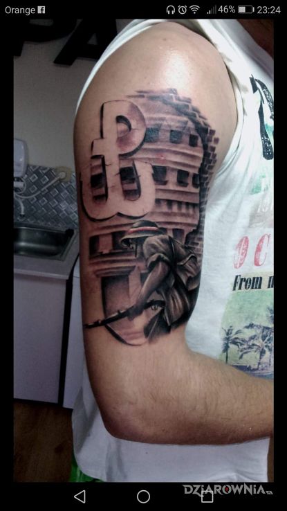 Tatuaż powstaniec  - postacie