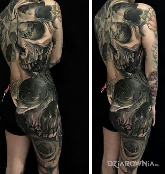 Tatuaż oczaszony  - czaszki