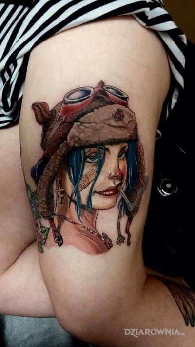 Tatuaż rosjanka  - twarze