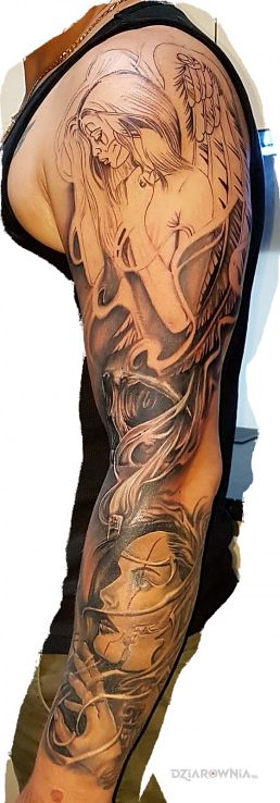 Tatuaż cd rekaw - rękawy