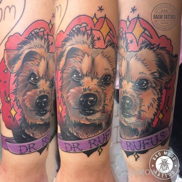 Tatuaż pieseł - zwierzęta