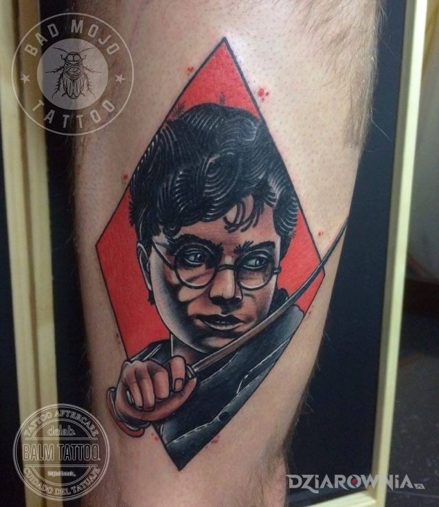 Tatuaż harry potter - postacie