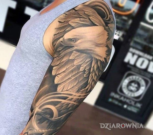 Tatuaż orzeł - zwierzęta