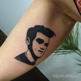 Morrissey z The Smith od Yany z Bad Mojo Tattoo Gdańsk