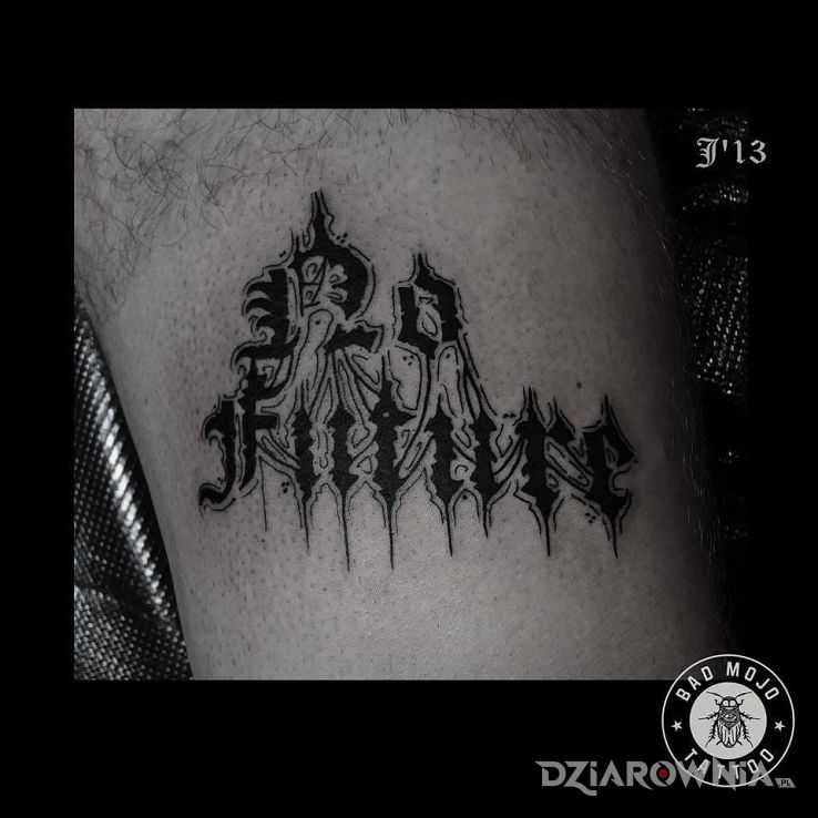 Tatuaż no future - więzienne