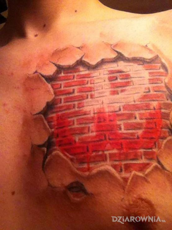 Tatuaż polska 3d - 3D