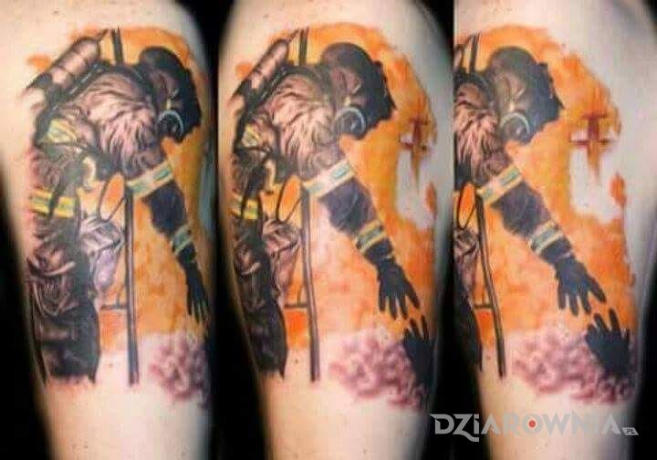 Tatuaż firefighter - postacie