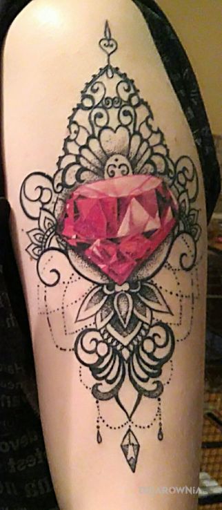 Tatuaż cynober - 3D