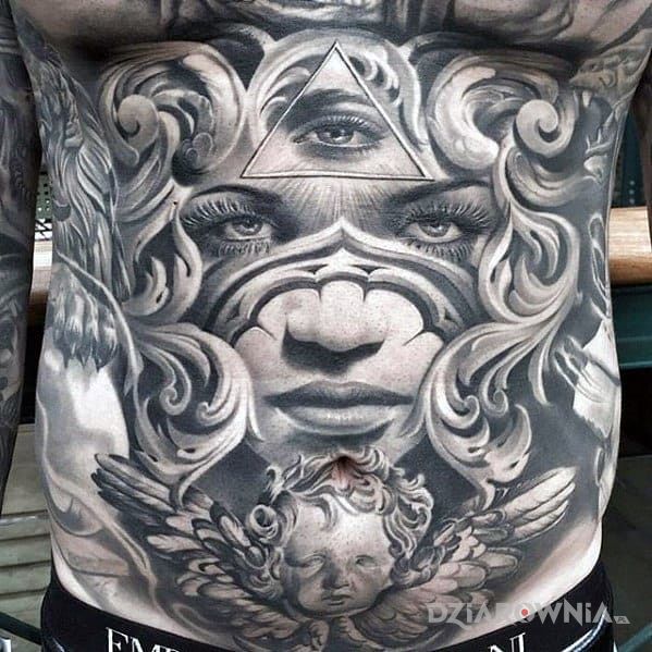 Tatuaż trzecie oko - 3D