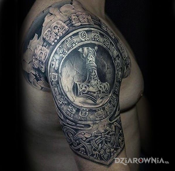 Tatuaż dziara 3d - 3D