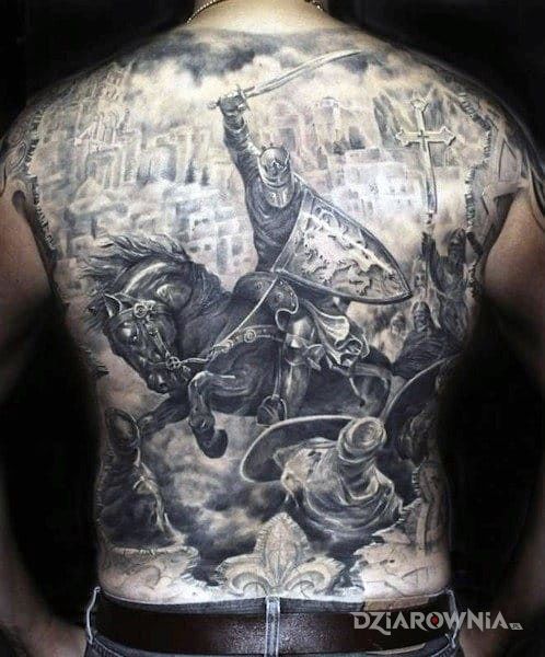 Tatuaż krucjata - 3D