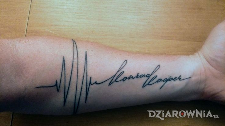 Tatuaż imiona dzieci - napisy