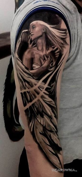 Tatuaż aniołek - anioły