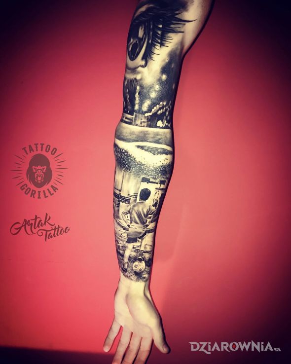 Tatuaż piłkarz - postacie