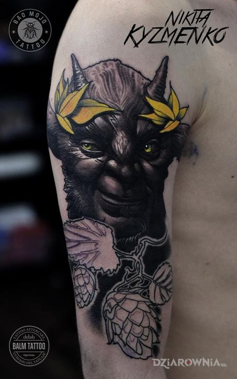 Tatuaż praca nikity z bad mojo tattoo gdańsk - kwiaty