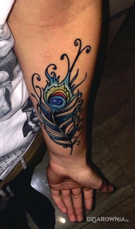 Tatuaż pawie pióro - pozostałe