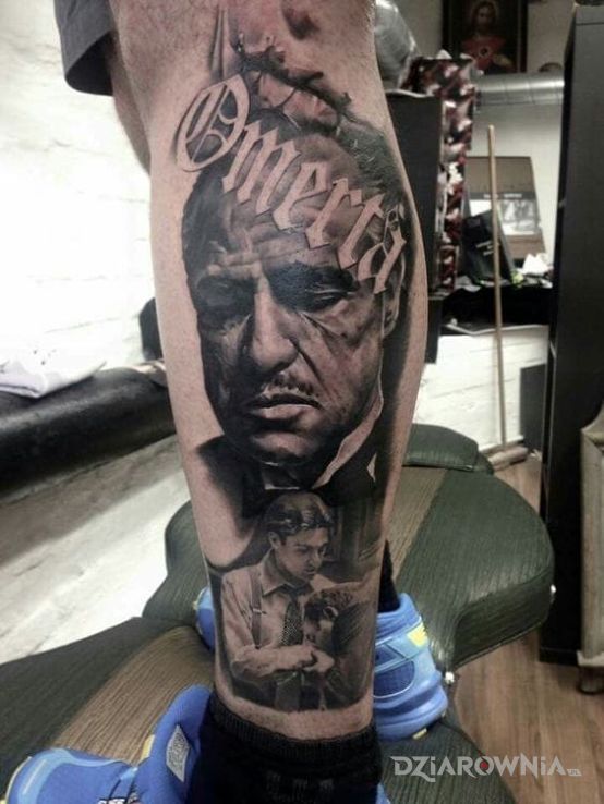 Tatuaż omerta - 3D
