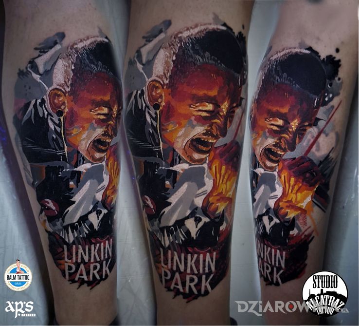 Tatuaż chester  - napisy