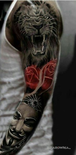 Tatuaż v jak vendetta - 3D