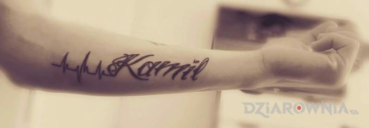 Tatuaż imię - napisy