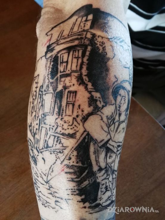 Tatuaż mały powstaniec - patriotyczne