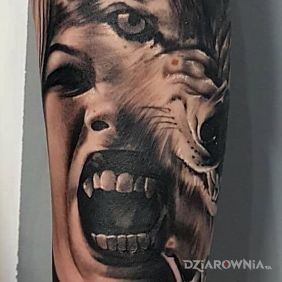#wampire #wolf #tatoo