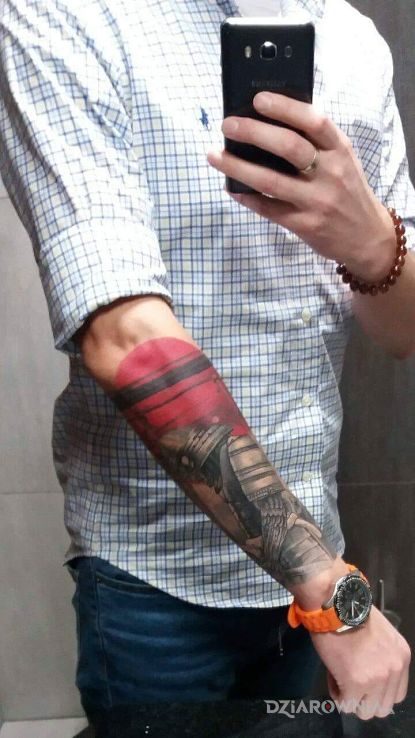 Tatuaż samuraj - japońskie